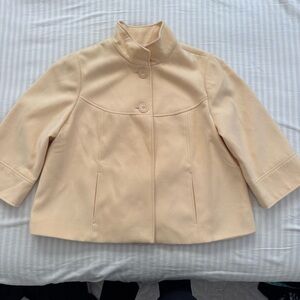 Chico's Butter Yellow Cape Jacket